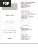 Download Dumplings Things Sunnyside Menu by Queens Post SN255682492 doc pdf