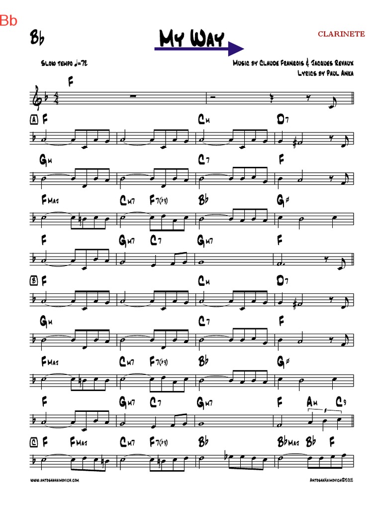 My Way - BB | PDF