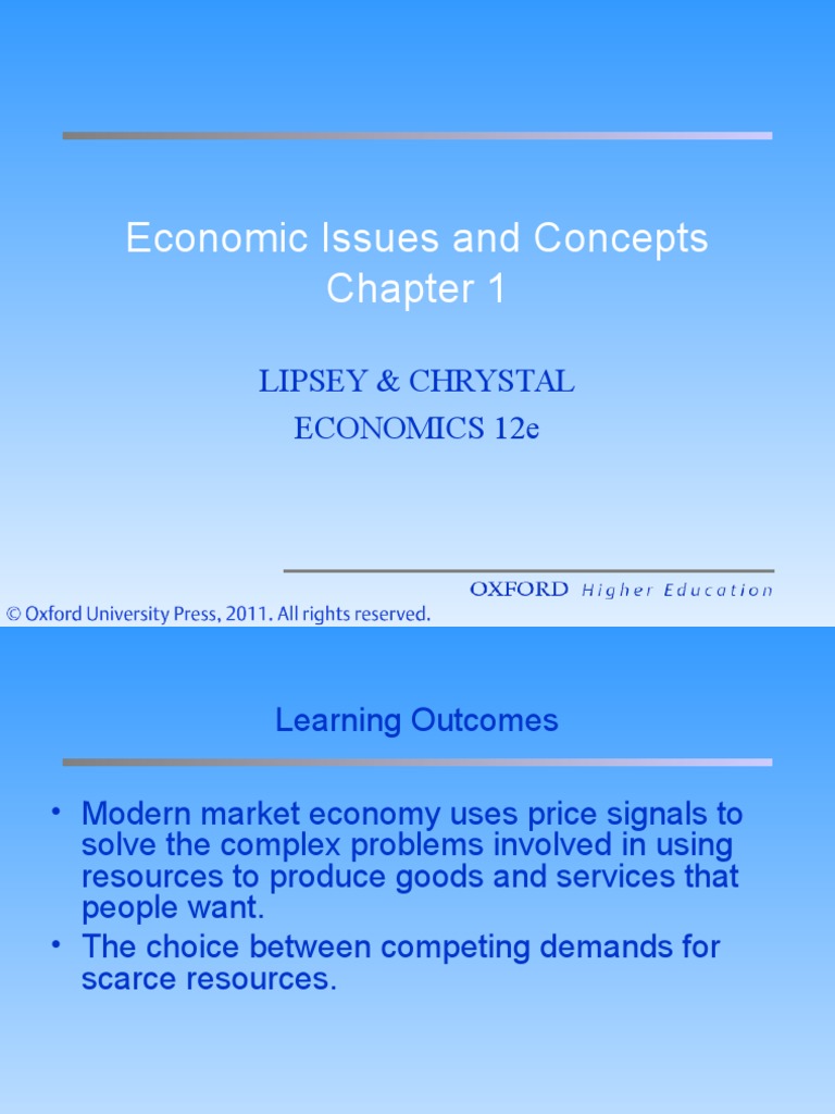 Lipsey PPT Ch01 PDF Economics Resource