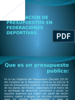 Preparacion de Presupuestos en Federaciones Deportivas en Guatemala