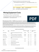 Mine & Mill Equipment Costs Estimator's Guide, Capital & Operating Costs - CostMine PDF