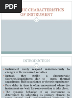 Chap 1c- Dynamic Characteristic of Instrument- Updated