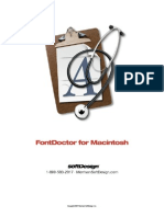FontDoctor7 Manual