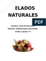 Helados Naturales (EXPERIMENTO)