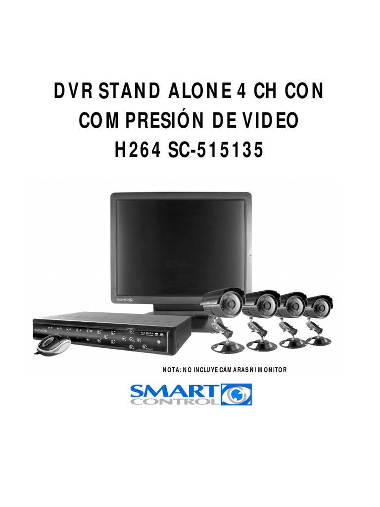 Manual de Usuario DVR 4CH H264 Correo electrónico Dirección IP