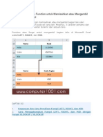 Cara Menggunakan Function Untuk Memisahkan Atau Mengambil Bagian Teks Di Excel