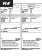 ISI Deposit Receipt