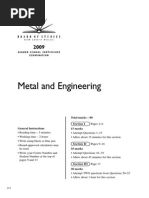 2009 Hsc Vet Metal and Engineering