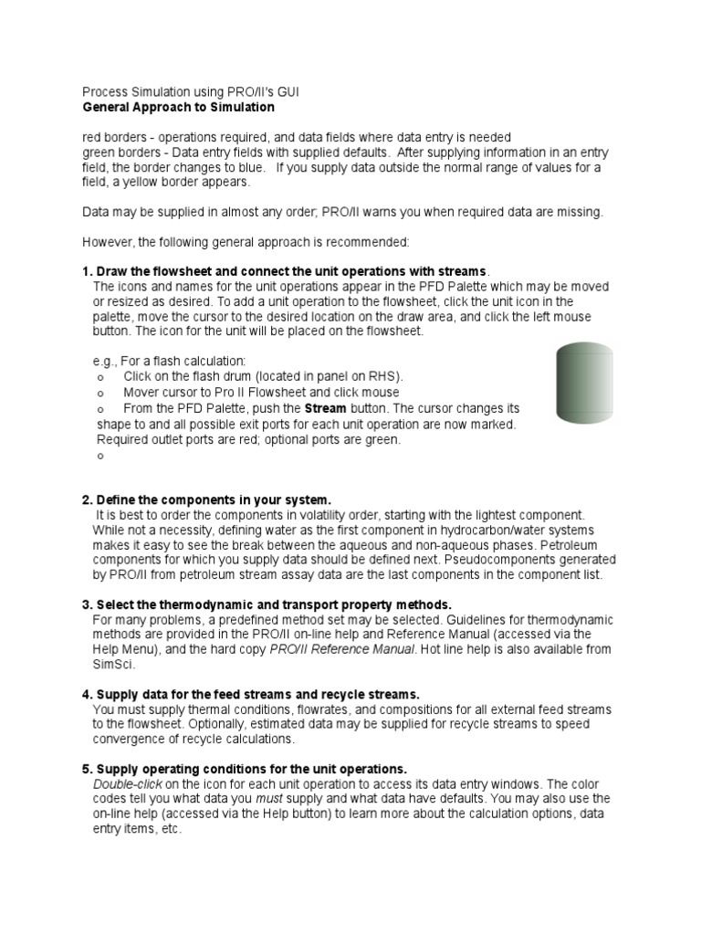 Pro II Basics Tutorial | PDF | Simulation | Icon (Computing)