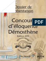 Dossier de Présentation Demosthène 2015