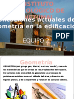 Aplicaciones Actuales de La Geometría en La Edificación.