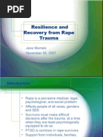 Download Resilience and Recovery From Rape Trauma by The Rat SN2557256 doc pdf
