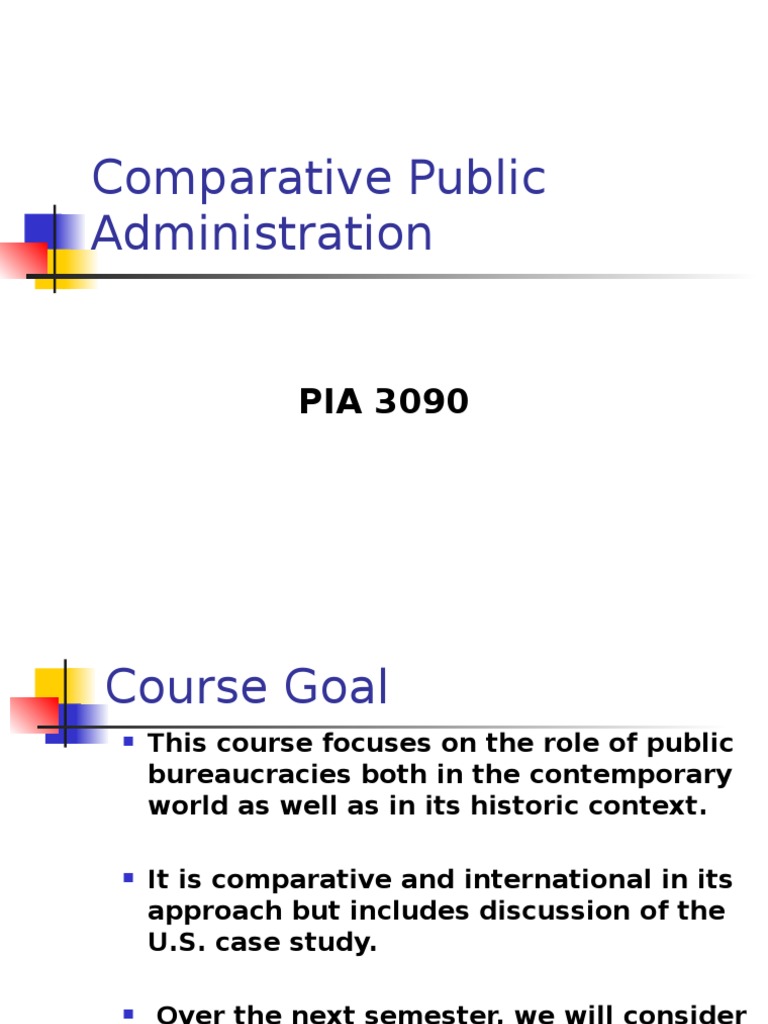 Comparative Public Administration | PDF | Bureaucracy | Privatization