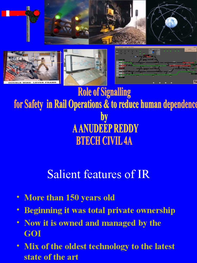 Evolution of Indian Railway Signalling | PDF | Rail Transport ...