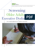 Evaluating Executive Function in Older Adults Article