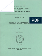 Geología - Cuadrangulo de Andahuaylas (28p), Abancay (28q) y Cotabambas (28r),1975