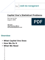 Capital One - Statistical Problems