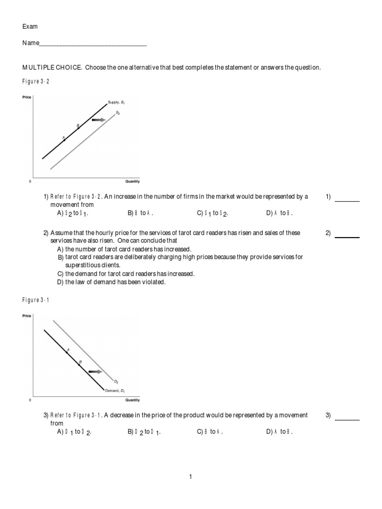 Week 3 Practice 111 | PDF | Supply And Demand | Economic Equilibrium