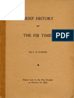 A Brief History of The Fiji Times