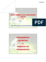 1 Aula Treinamento Esportivo e Respostas Ao Treinamento II