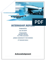 CAA HR Internship Report