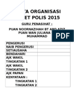 Carta Organisasi Kadet Polis 2015