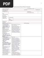 Instructional Plan Template