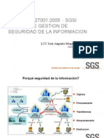 SGSI 27001: Sistema de Gestión de Seguridad de la Información bajo ISO 27001