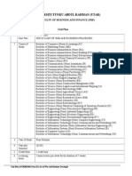 UBMM1011 Unit Plan 201501