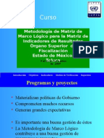 Metodología de Matriz de Marco Lógico 