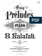 Kalafati. 5 Preludes Op.7