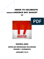 The in Order to Celebrate Independence Day August 17
