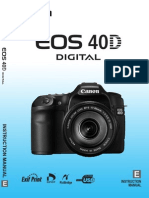 Canon Eos 40d Manual