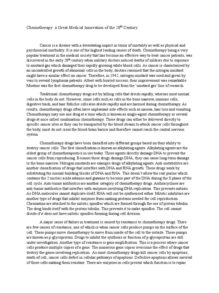 cancer essay