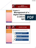 IMD252 Digital Resource Center: Course Outcome Course Contents