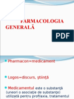 Farmacologia Generala