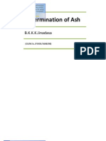 Determination of Ash