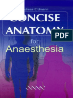Concise Anatomy for Anaesthesia - Erdmann - 2001