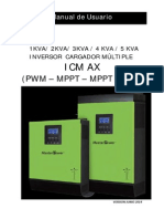 Manual Inversor MasterPower Omega PWM MPPT