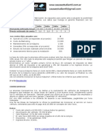 Adm. Financiera - Eje de Eva de Proyectos Tipo Parcial