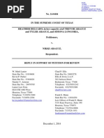 Delgado V Araguz: Reply in Support of Petition For Review Filed On Behalf of Heather Delgado, Et Al.