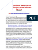 How British Free Trade Starved Millions During Ireland's Potato Famine