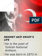 Mehmet Akif Ersoy Ingilizce Slayt Biography