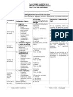 Actividades Primer Bimestre 2015