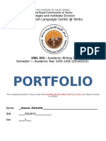 302 Portfolio Cover Page