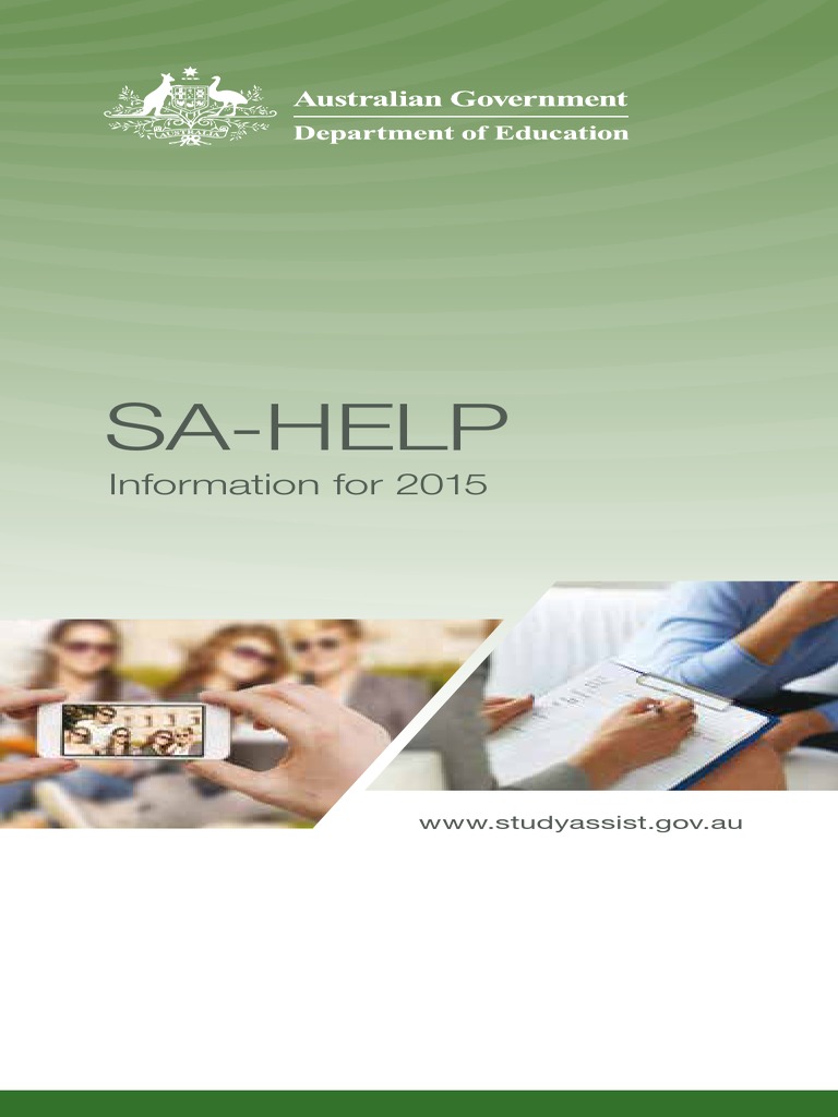 2015 SAHELP Booklet PDF Government Payments