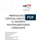 Inmovilización Cervical Selectiva