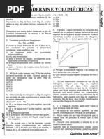 Leis Ponderais e Volumétricas