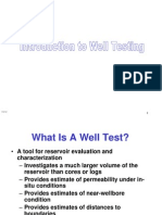 CH-1 Data Used in Well Testing