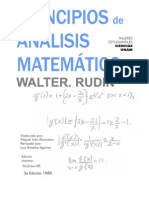 ANALILIS MATEMATICO RUDIN